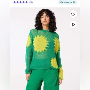 Savage Fenty Knittin Pretty Loose Knit Sweater
